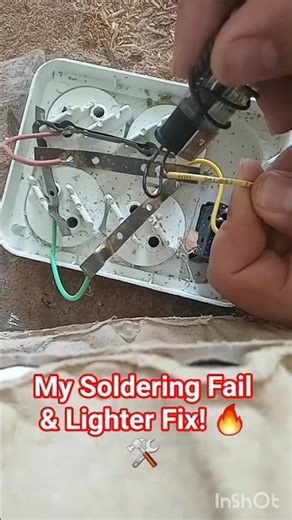 My Soldering Fail & Lighter Fix! 🔥🛠️