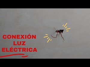 Instalé luz eléctrica en una habitación (tutorial para principiantes)