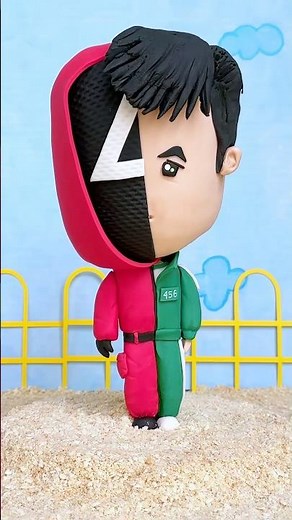 Pink Soldier vs. Player 456 🩷💚 #squidgame #cake