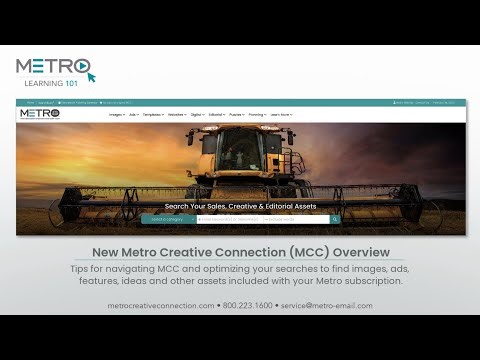 Getting Started with the New Metro Creative Connection (MCC)