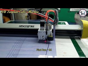 ZOJE Pattern Cutter Machine. Brand: Hand Bond Flatbed Engraved / Template Cutter. Model: HB1512CS