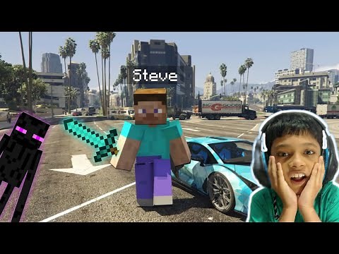 MINECRAFT in GTA 5!!