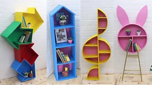12K views · 137 reactions | Bookshelf at home with cardboard | Easy bookshelf with cardboard 2021 | Diy Bigboom | Facebook