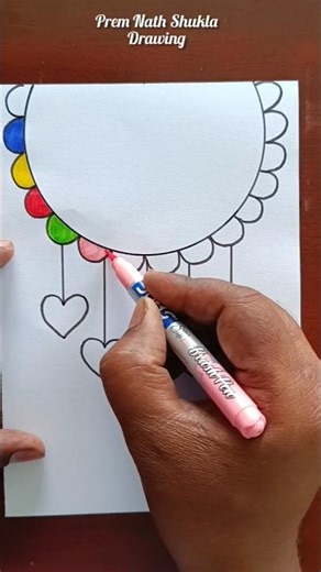 Beautiful Mother's Day Card Drawing / Happy Mother's Day Greeting Card Making Idea #shorts #ytshorts
