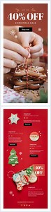 Customizable Christmas Sale Flyer Template