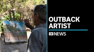 Peter Lawson's outback scenes hang in galleries around the world