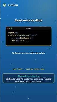 Working with CSV | Python in 2 Minutes