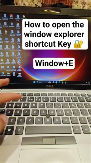 How to open the window explorer shortcut Key 🔐 #windows #techtech #windowstips #windowshello