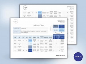 BUNDLE, Project Proposal Template | Project Charter Template | Stakeholder Matrix | Project Management | MS Word | Project Initiation Bundle - Etsy