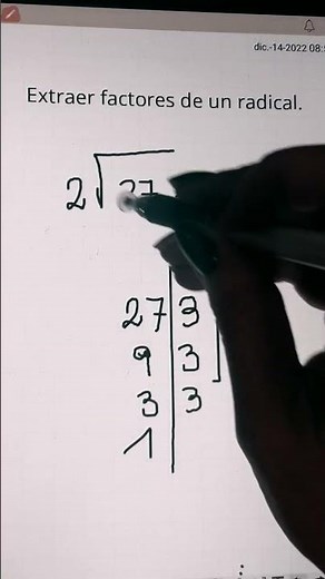 Radicales: Extracción de Factores: CLARO y Paso a Paso