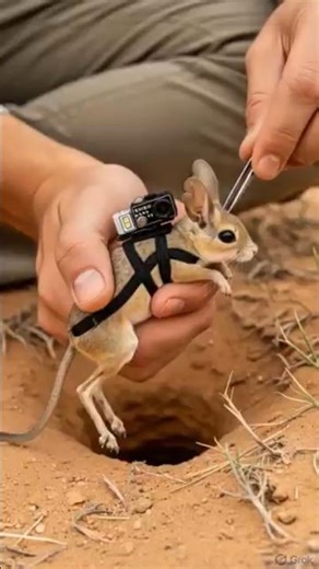 Tiny Camera on a Jerboa 🐭 | Inside a Secret Desert Burrow POV
