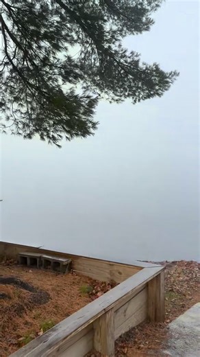 It was like a scene out of a Halloween thriller this morning😱 #BeaversResort #Mercer #foggy #spooky #halloweenvibes2025 | Beaver's Resort