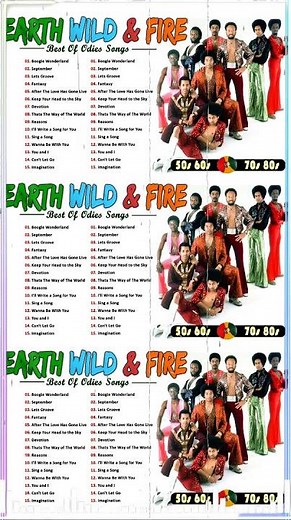Earth, Wind & Fire Greatest Hits | Best Songs of Earth, Wind & Fire | Full Album Earth, Wind & Fire