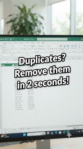 Remove Duplicates in Excel in 2 Seconds! 🤯