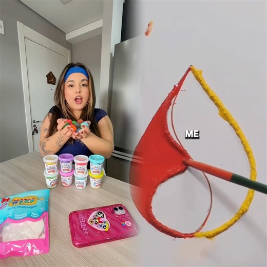 COMPETIÇÃO DE MASSINHA! 😝 #shorts