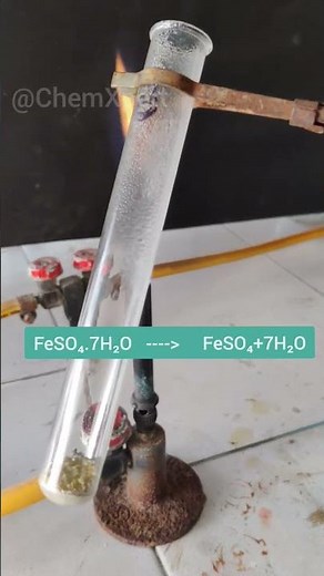 What happens when ferrous sulphate | Activity 1.5 class 10 science heated#cbsepracticals #chemxpert