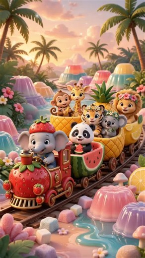 Cute animals funny video for kids #tiktokkids #kidscartoon #kidsfun #fyp #cartoonvideo