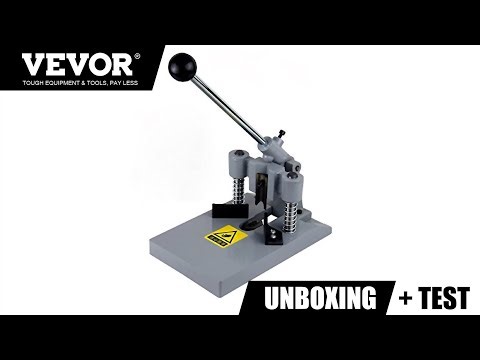 Manual Round Corner Cutting Machine Round Corner - Unboxing + Test