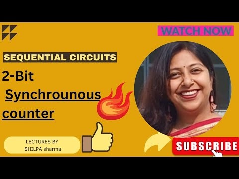 2-Bit Synchronous Counter |How to design synchronous counter | Educate with shilpa