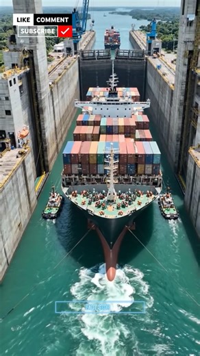 Panama Canal Ka Amazing Secret 😱 | Ships Ka Shortcut #shorts