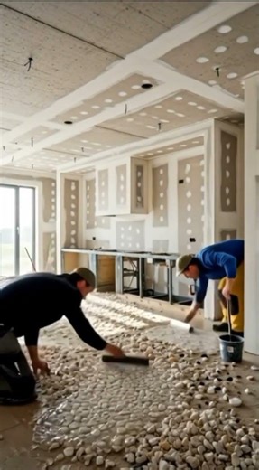 Luxury Kitchen Transformation | Terrazzo Epoxy Flooring From Raw Concrete (Satisfying)