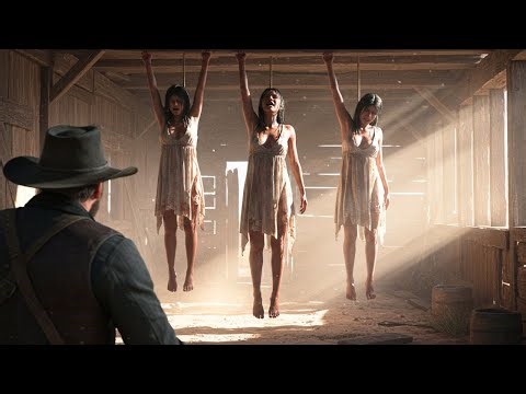 Cowboy buy a ranch for $35 dollars – then discovers 3 Apache girls hanging inside – a shocking truth