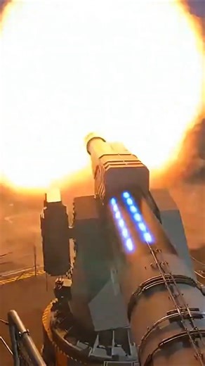 Experimental military plasma canon test.