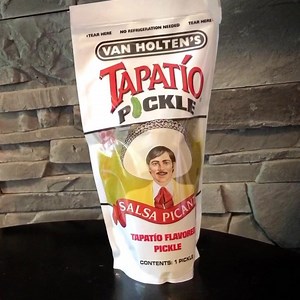 Slide into the weekend with a Tapatio Pickle. Happy Friday everyone! | Van Holten’s Pickle-in-a-Pouch | Facebook