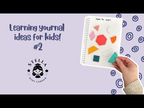 5 Learning Journal Ideas #2 for Toddlers & Preschool Activities