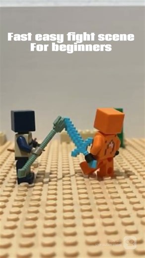 Fast easy stop motion fight scene for beginners