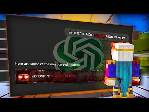 I Installed the Most CURSED Mods in Minecraft PE… I Regret It 😨