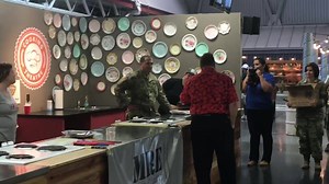 VIDEO: Happening Now- California military department service members assisted by military veterans of all branches are cooking up a gourmet meal in the MRE Cooking Challenge today at the California State Fair, Sacramento. Round 2 Starts at 3 PM and the final round is at 6 PM in the SaveMart kitchen in building B. You can’t miss today’s MRE cook off. (U.S. Army National Guard photo by Sgt. 1st Class Salli Sosa Sablan) California Department of Veterans Affairs #CAStateFair18 #CalGuardCommunity #Mi