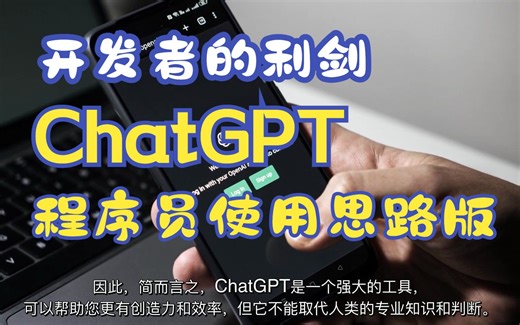 【ChatGPT】面向程序员的ChatGPT使用教程38种方式来提升生产力