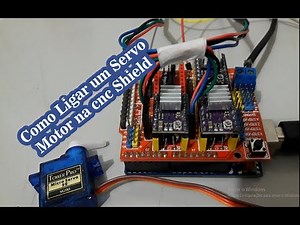 Como ligar um servo motor na cnc shield