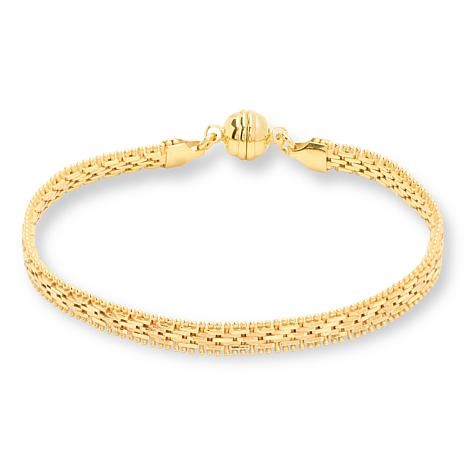 Fiorenza Riccio Chain Magnetic Clasp Bracelet | HSN