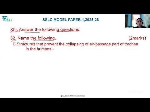 Science - EM - Model Question paper 1 - Part 2