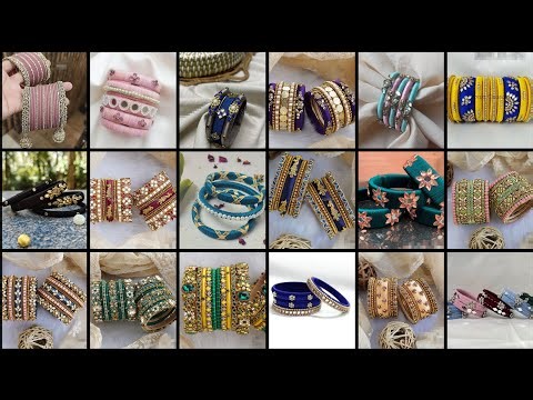 Colorful stylish handmade bangles design ideas for party wear