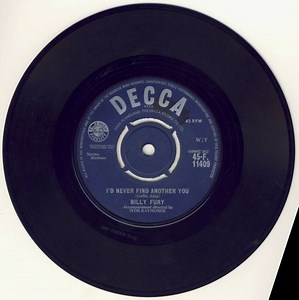Billy Fury - I'd Never Find Another You