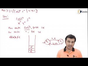 Push Down Automata Problem 3 - Push Down Automata - Automata Theory