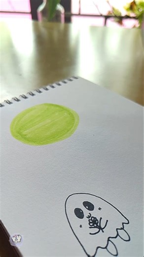 Boooooo 👻👻👻 #shortvideo #drawing #art #easydrawing #cute