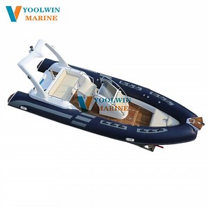 [Hot Item] CE 5.6m/19FT Rib 560 Inflatable Aluminum Hull Luxury Motor Yacht Hypalon Rubber Rib Boat