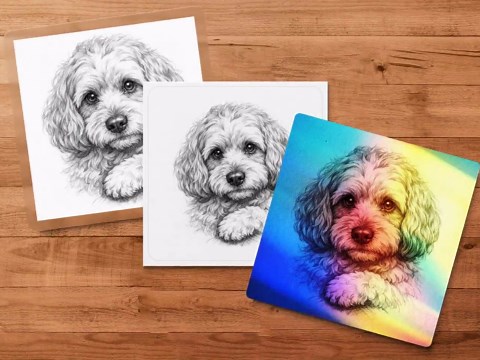 Cockapoo Pencil Drawing Digital File, Realistic Doodle Dog Art Portrait, High Res Puppy Lover Gift, Dog Mom PNG Download - Etsy