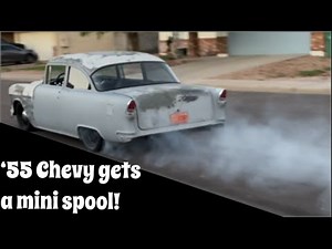 55 Chevy gets mini spool and 4:11 gears!