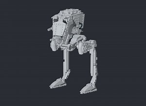 LEGO MOC-176113 Imperial AT-ST walker (Star Wars 2024)