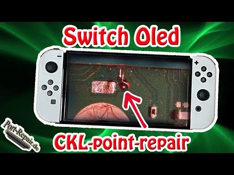 Switch OLED milled too deep [D-Point] [Modchip] Port-repiar