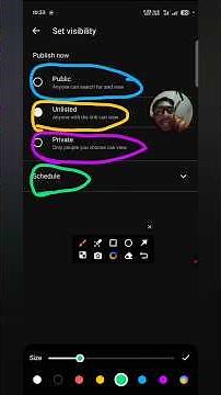What is visiblity || Explain unlisted private public details 2026 💯 #shortsviral