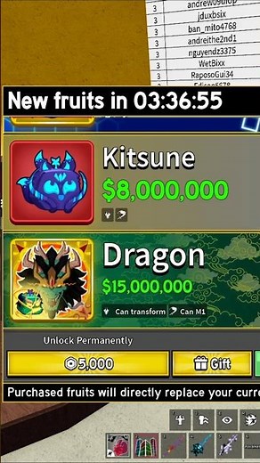 Dragon Or Kitsune 😱 Best in Blox Fruit | Neblio #roblox #bloxfruits #dragonfruit #fyp