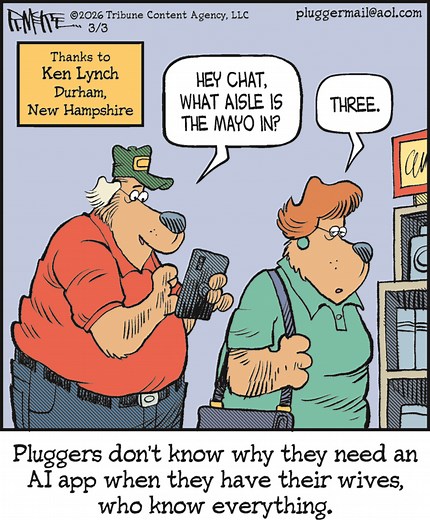 Pluggers Comic Strip 2026-03-03 | Comics Kingdom