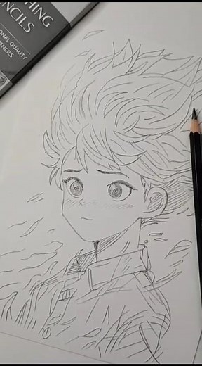 How to draw Emma | The Promised Neverland | Anime Character Sketching Tutorial