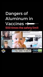 And before someone says babies consume more in breastmilk… injecting is way different than ingesting. And just because it’s in formula or breastmilk that doesn’t mean it should be there 🥴 And the aluminum doesn’t just leave the body right after being injected. Studies have shown it goes to areas like the spleen, brain and bones. Glad they are going to take a deeper look. We know after @icandecide FOIA request the CDC admitted that it had no documents showing the safety of aluminum in childhood 